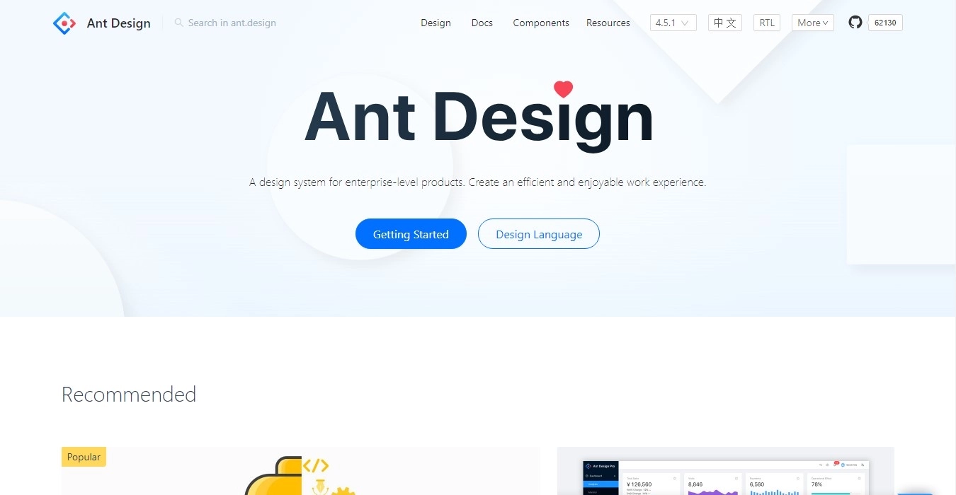 Ant Design - Wolrd&#x27;s second react ui framework