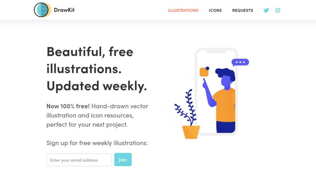 DrawKit - free illustrations