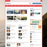 fency magazine blogger template