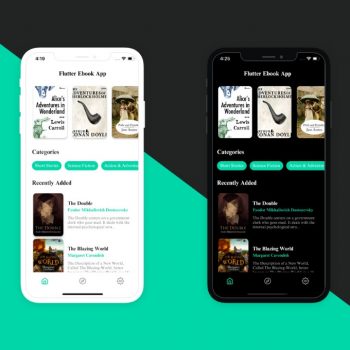 Flutter ebook App UI Kit