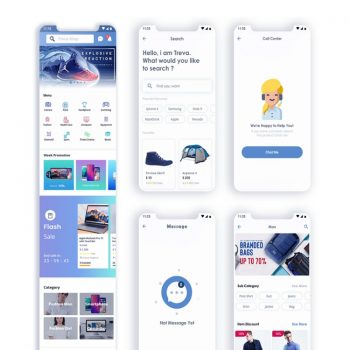 Flutter ecommerce UI Kit