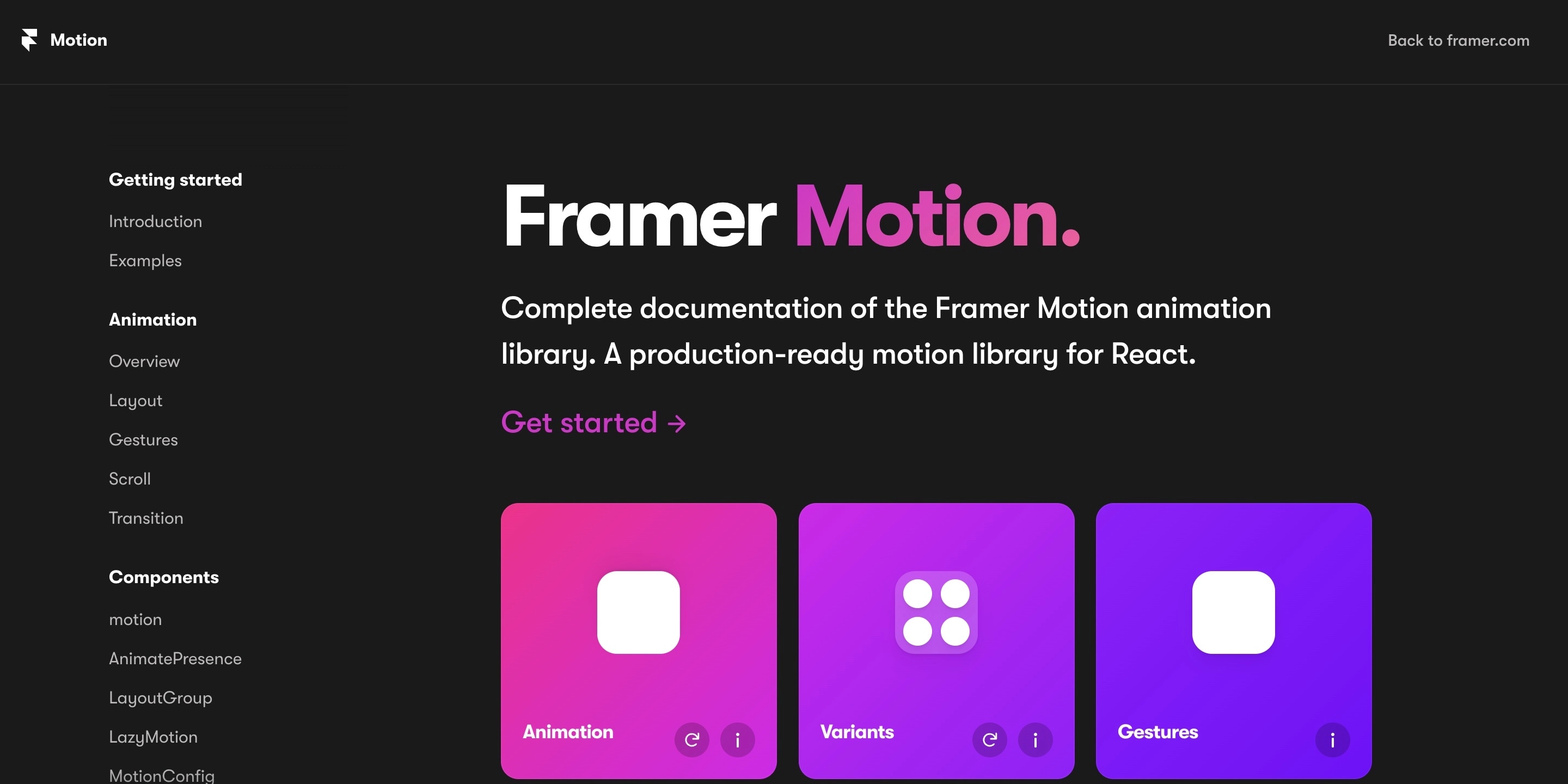 Framer Motion