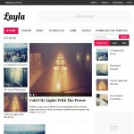 layla magazine blogger template