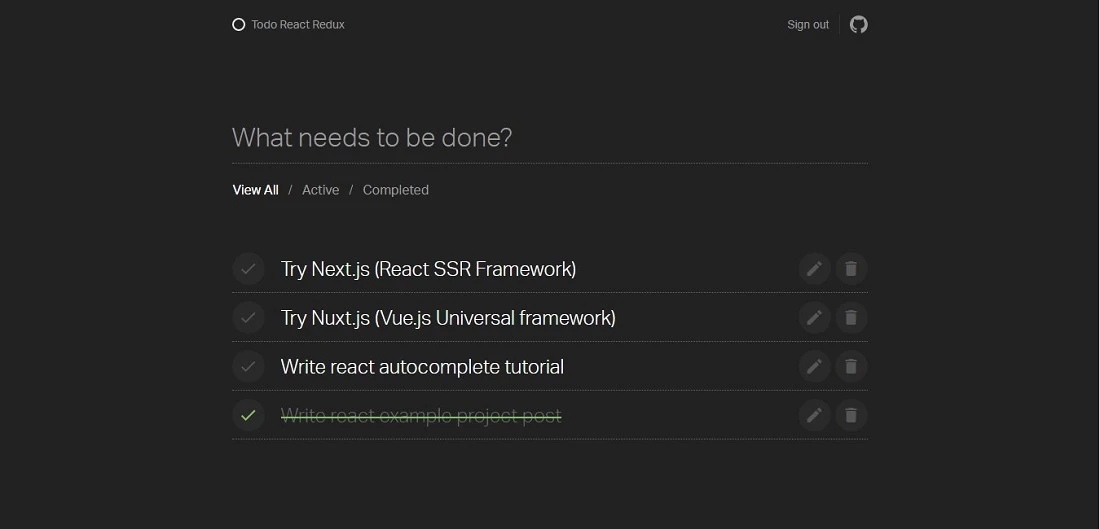 React Redux To-do App (Full-stack)