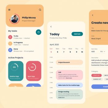 Task planner App UI kit